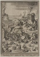 TvB G 0538
          <br/>
          Duivels in gevecht met engelen om de ziel van de mens
          <br/>
          <em>Cock, Hieronymus (1510 - 1570)</em>